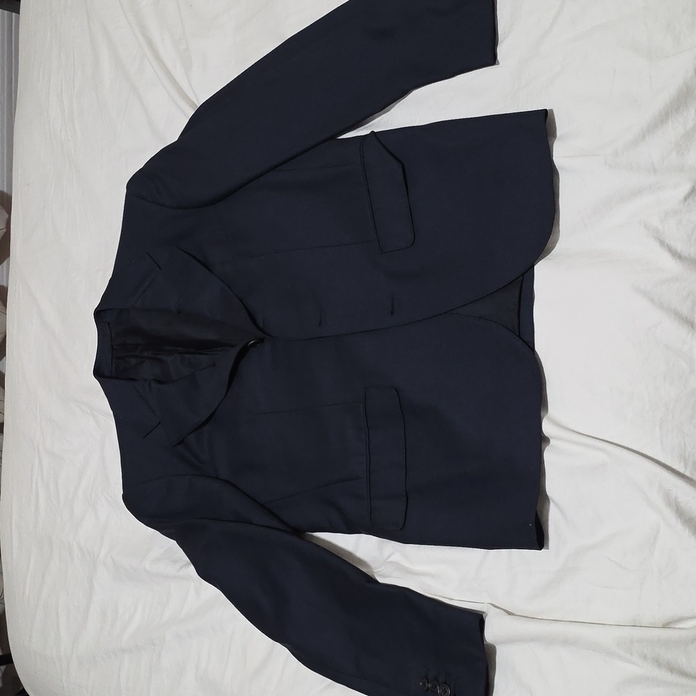LORO Piana Elegant Navy Wool Blazer - Free Shipping